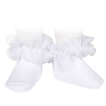 Enkelsokjes met tulle WIT