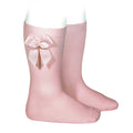 Kniekous met strik Rosa palo