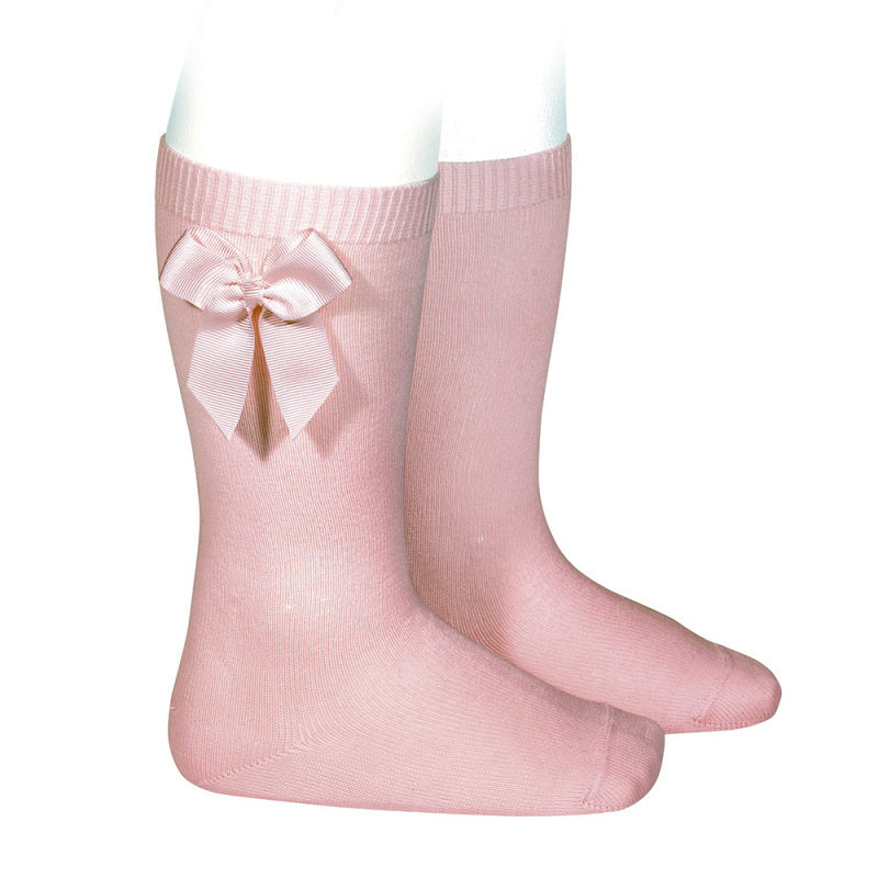 Kniekous met strik Rosa palo