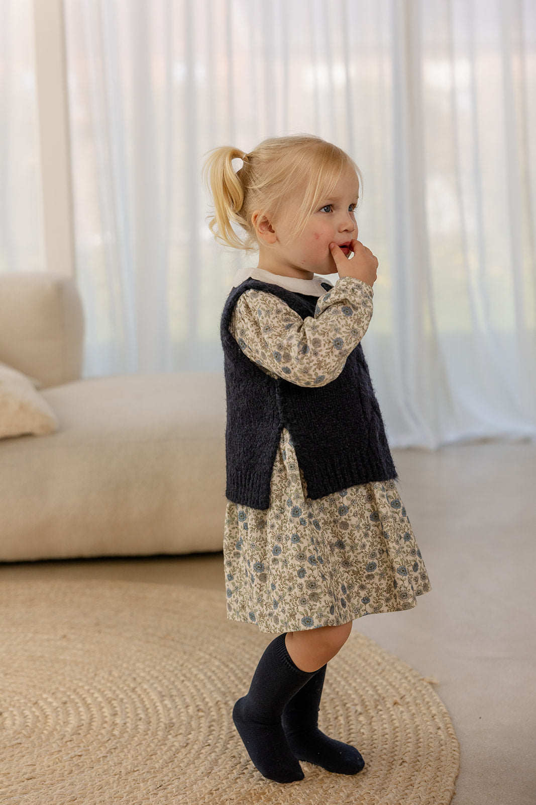 GILET | Pommelien MARINEBLAUW