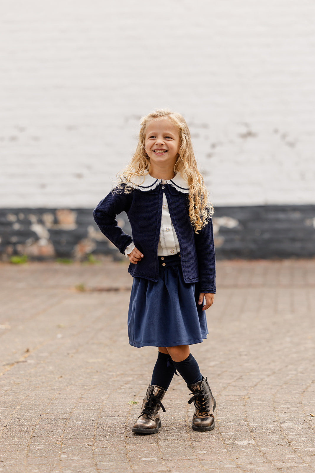 MOMMY & ME | BLOUSE Amelie Marineblauw