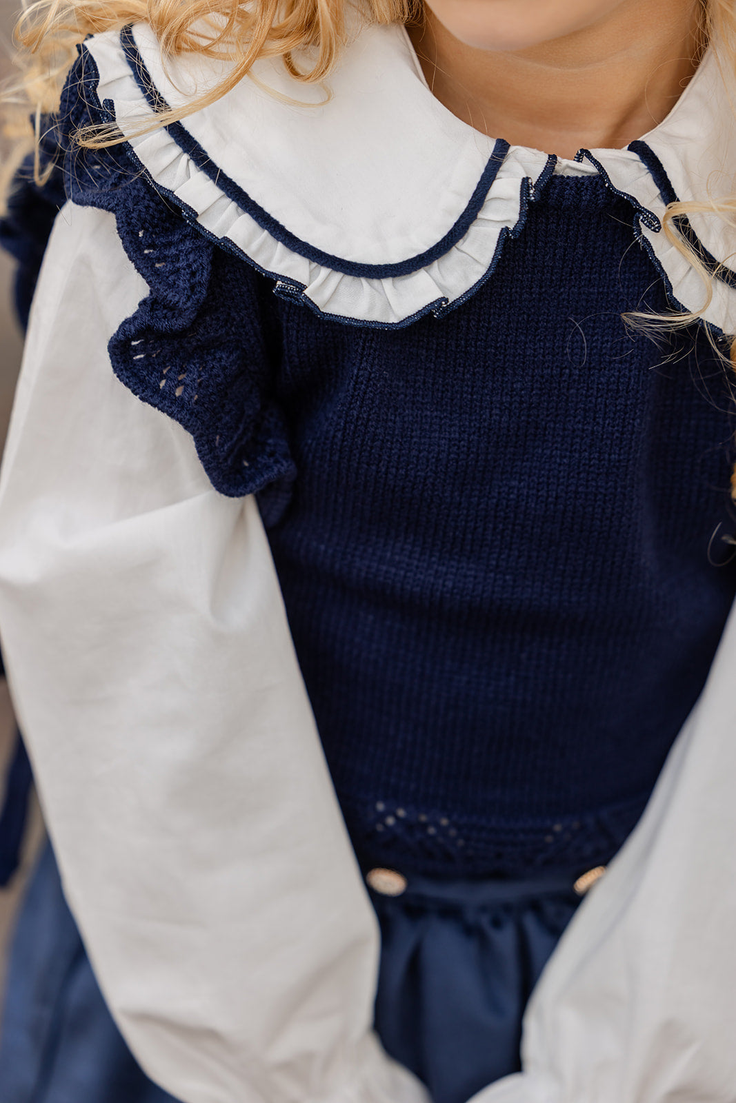 MOMMY & ME | BLOUSE Amelie Marineblauw