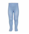 Kousenbroek Met ribbel Blauw