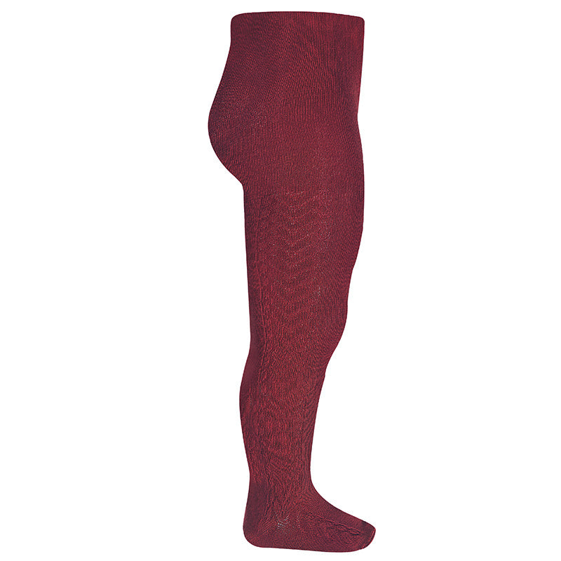 Kousenbroek met gesloten hartjesmotief BORDEAUX