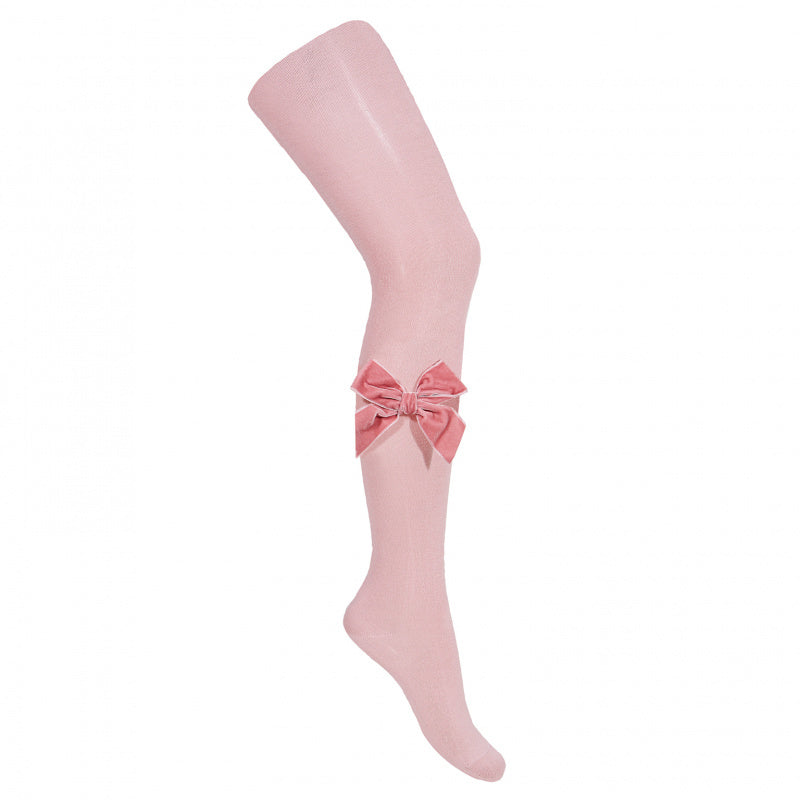 Kousenbroek met velvet strik ROSA PALO